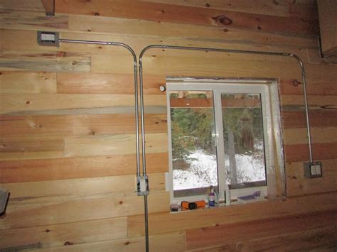 wooden electric box|log home electrical kits.